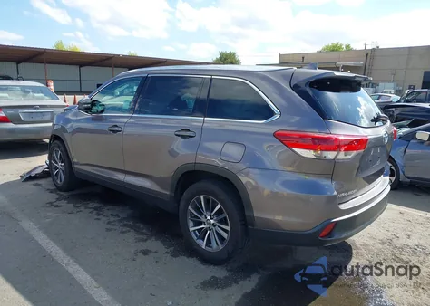 2019 Toyota Highlander Xle from USA, damaged, VIN 5TDKZRFH9KS560471